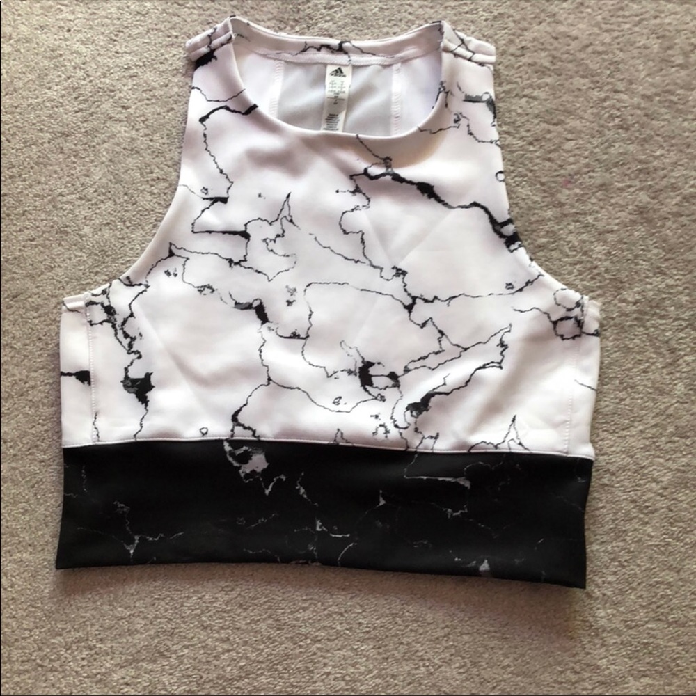 Small adidas crop top